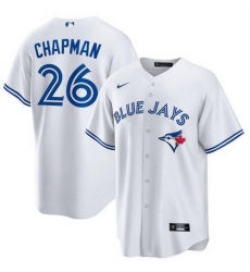 Men Toronto Blue Jays 26 Matt Chapman White Cool Base Stitched jersey Men Toronto Blue Jays 26 Matt Chapman White Cool Base Stitched jersey