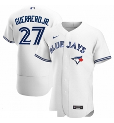 Men Toronto Blue Jays 27 Vladimir Guerrero Jr Men Nike White Home 2020 Flex Base Player MLB Jersey Men Toronto Blue Jays 27 Vladimir Guerrero Jr Men Nike White Home 2020 Flex Base Player MLB Jersey