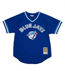Men Toronto Blue Jays Blue Mitchell Ness Blank Jersey Men Toronto Blue Jays Blue Mitchell Ness Blank Jersey