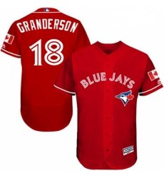 Mens Majestic Toronto Blue Jays 18 Curtis Granderson Scarlet Alternate Flex Base Authentic Collection MLB Jersey Mens Majestic Toronto Blue Jays 18 Curtis Granderson Scarlet Alternate Flex Base Authentic Collection MLB Jersey