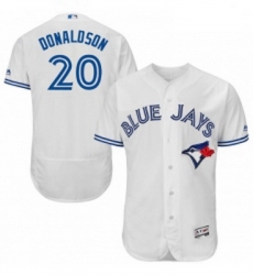 Mens Majestic Toronto Blue Jays 20 Josh Donaldson White Home Flex Base Authentic Collection MLB Jersey Mens Majestic Toronto Blue Jays 20 Josh Donaldson White Home Flex Base Authentic Collection MLB Jersey