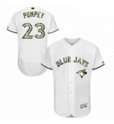 Mens Majestic Toronto Blue Jays 23 Dalton Pompey Authentic White 2016 Memorial Day Fashion Flex Base Jersey Mens Majestic Toronto Blue Jays 23 Dalton Pompey Authentic White 2016 Memorial Day Fashion Flex Base Jersey