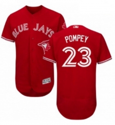 Mens Majestic Toronto Blue Jays 23 Dalton Pompey Scarlet Flexbase Authentic Collection Alternate MLB Jersey Mens Majestic Toronto Blue Jays 23 Dalton Pompey Scarlet Flexbase Authentic Collection Alternate MLB Jersey