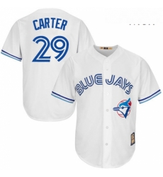 Mens Majestic Toronto Blue Jays 29 Joe Carter Authentic White Cooperstown MLB Jersey Mens Majestic Toronto Blue Jays 29 Joe Carter Authentic White Cooperstown MLB Jersey