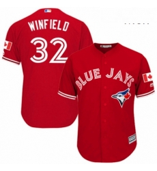 Mens Majestic Toronto Blue Jays 32 Dave Winfield Replica Scarlet Alternate Cool Base MLB Jersey Mens Majestic Toronto Blue Jays 32 Dave Winfield Replica Scarlet Alternate Cool Base MLB Jersey