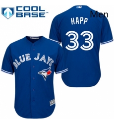 Mens Majestic Toronto Blue Jays 33 JA Happ Replica Blue Alternate MLB Jersey Mens Majestic Toronto Blue Jays 33 JA Happ Replica Blue Alternate MLB Jersey