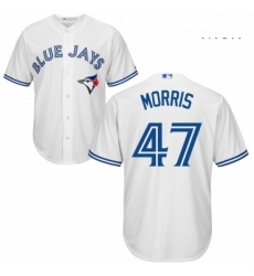 Mens Majestic Toronto Blue Jays 47 Jack Morris Replica White Home MLB Jersey Mens Majestic Toronto Blue Jays 47 Jack Morris Replica White Home MLB Jersey
