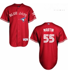 Mens Majestic Toronto Blue Jays 55 Russell Martin Replica Red Canada Day MLB Jersey Mens Majestic Toronto Blue Jays 55 Russell Martin Replica Red Canada Day MLB Jersey