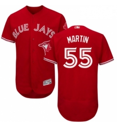 Mens Majestic Toronto Blue Jays 55 Russell Martin Scarlet Flexbase Authentic Collection Alternate MLB Jersey Mens Majestic Toronto Blue Jays 55 Russell Martin Scarlet Flexbase Authentic Collection Alternate MLB Jersey