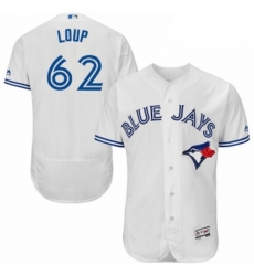 Mens Majestic Toronto Blue Jays 62 Aaron Loup White Home Flex Base Authentic Collection MLB Jersey Mens Majestic Toronto Blue Jays 62 Aaron Loup White Home Flex Base Authentic Collection MLB Jersey