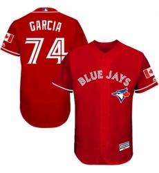Mens Majestic Toronto Blue Jays 74 Jaime Garcia Scarlet Alternate Flex Base Authentic Collection MLB Jersey Mens Majestic Toronto Blue Jays 74 Jaime Garcia Scarlet Alternate Flex Base Authentic Collection MLB Jersey
