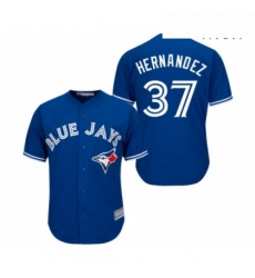 Mens Toronto Blue Jays 37 Teoscar Hernandez Replica Blue Alternate Baseball Jersey Mens Toronto Blue Jays 37 Teoscar Hernandez Replica Blue Alternate Baseball Jersey