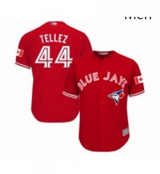 Mens Toronto Blue Jays 44 Rowdy Tellez Replica Scarlet Alternate Cool Base Baseball Jersey Mens Toronto Blue Jays 44 Rowdy Tellez Replica Scarlet Alternate Cool Base Baseball Jersey