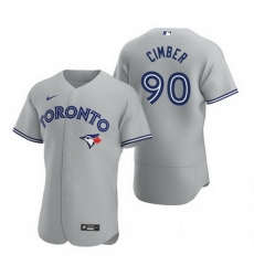 Mens Toronto Blue Jays #90 Adam Cimber Nike Gray Road Flex Base Player Jersey Mens Toronto Blue Jays #90 Adam Cimber Nike Gray Road Flex Base Player Jersey