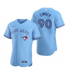 Mens Toronto Blue Jays #90 Adam Cimber Nike Powder Blue Alternate FlexBase Player Jersey Mens Toronto Blue Jays #90 Adam Cimber Nike Powder Blue Alternate FlexBase Player Jersey