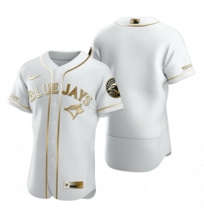 Toronto Blue Jays Blank White Nike Mens Authentic Golden Edition MLB Jersey Toronto Blue Jays Blank White Nike Mens Authentic Golden Edition MLB Jersey