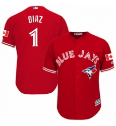 Youth Majestic Toronto Blue Jays 1 Aledmys Diaz Authentic Scarlet Alternate MLB Jersey Youth Majestic Toronto Blue Jays 1 Aledmys Diaz Authentic Scarlet Alternate MLB Jersey