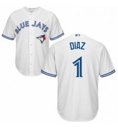 Youth Majestic Toronto Blue Jays 1 Aledmys Diaz Replica White Home MLB Jersey Youth Majestic Toronto Blue Jays 1 Aledmys Diaz Replica White Home MLB Jersey