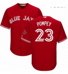 Youth Majestic Toronto Blue Jays 23 Dalton Pompey Authentic Scarlet Alternate MLB Jersey Youth Majestic Toronto Blue Jays 23 Dalton Pompey Authentic Scarlet Alternate MLB Jersey