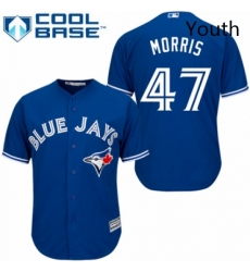 Youth Majestic Toronto Blue Jays 47 Jack Morris Authentic Blue Alternate MLB Jersey Youth Majestic Toronto Blue Jays 47 Jack Morris Authentic Blue Alternate MLB Jersey