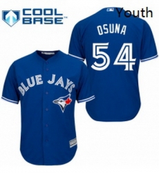 Youth Majestic Toronto Blue Jays 54 Roberto Osuna Authentic Blue Alternate MLB Jersey Youth Majestic Toronto Blue Jays 54 Roberto Osuna Authentic Blue Alternate MLB Jersey
