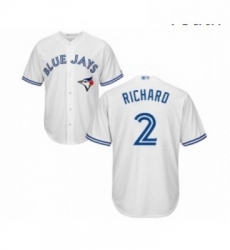 Youth Toronto Blue Jays 2 Clayton Richard Replica White Home Baseball Jersey Youth Toronto Blue Jays 2 Clayton Richard Replica White Home Baseball Jersey