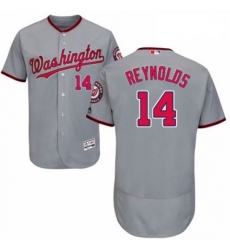 Mens Majestic Washington Nationals 14 Mark Reynolds Grey Road Flex Base Authentic Collection MLB Jersey Mens Majestic Washington Nationals 14 Mark Reynolds Grey Road Flex Base Authentic Collection MLB Jersey