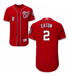Mens Majestic Washington Nationals 2 Adam Eaton Red Flexbase Authentic Collection MLB Jersey Mens Majestic Washington Nationals 2 Adam Eaton Red Flexbase Authentic Collection MLB Jersey