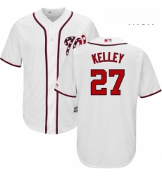 Mens Majestic Washington Nationals 27 Shawn Kelley Replica White Home Cool Base MLB Jersey Mens Majestic Washington Nationals 27 Shawn Kelley Replica White Home Cool Base MLB Jersey