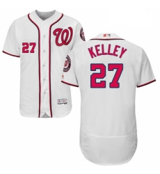 Mens Majestic Washington Nationals 27 Shawn Kelley White Home Flex Base Authentic Collection MLB Jersey Mens Majestic Washington Nationals 27 Shawn Kelley White Home Flex Base Authentic Collection MLB Jersey
