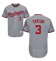 Mens Majestic Washington Nationals 3 Michael Taylor Grey Road Flex Base Authentic Collection MLB Jersey Mens Majestic Washington Nationals 3 Michael Taylor Grey Road Flex Base Authentic Collection MLB Jersey