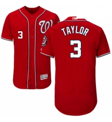 Mens Majestic Washington Nationals 3 Michael Taylor Red Alternate Flex Base Authentic Collection MLB Jersey Mens Majestic Washington Nationals 3 Michael Taylor Red Alternate Flex Base Authentic Collection MLB Jersey