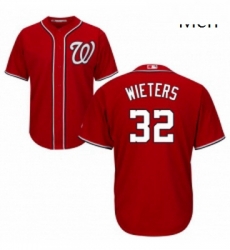 Mens Majestic Washington Nationals 32 Matt Wieters Replica Red Alternate 1 Cool Base MLB Jersey Mens Majestic Washington Nationals 32 Matt Wieters Replica Red Alternate 1 Cool Base MLB Jersey