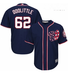 Mens Majestic Washington Nationals 62 Sean Doolittle Replica Navy Blue Alternate 2 Cool Base MLB Jersey Mens Majestic Washington Nationals 62 Sean Doolittle Replica Navy Blue Alternate 2 Cool Base MLB Jersey