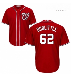 Mens Majestic Washington Nationals 62 Sean Doolittle Replica Red Alternate 1 Cool Base MLB Jersey Mens Majestic Washington Nationals 62 Sean Doolittle Replica Red Alternate 1 Cool Base MLB Jersey