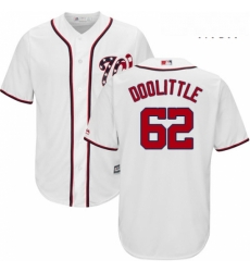 Mens Majestic Washington Nationals 62 Sean Doolittle Replica White Home Cool Base MLB Jersey Mens Majestic Washington Nationals 62 Sean Doolittle Replica White Home Cool Base MLB Jersey