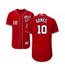 Mens Washington Nationals 10 Yan Gomes Red Alternate Flex Base Authentic Collection Baseball Jersey Mens Washington Nationals 10 Yan Gomes Red Alternate Flex Base Authentic Collection Baseball Jersey