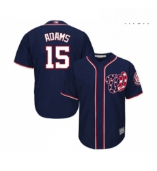 Mens Washington Nationals 15 Matt Adams Replica Navy Blue Alternate 2 Cool Base Baseball Jersey Mens Washington Nationals 15 Matt Adams Replica Navy Blue Alternate 2 Cool Base Baseball Jersey