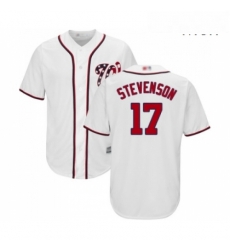 Mens Washington Nationals 17 Andrew Stevenson Replica White Home Cool Base Baseball Jersey Mens Washington Nationals 17 Andrew Stevenson Replica White Home Cool Base Baseball Jersey