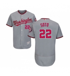 Mens Washington Nationals 22 Juan Soto Grey Road Flex Base Authentic Collection Baseball Jersey Mens Washington Nationals 22 Juan Soto Grey Road Flex Base Authentic Collection Baseball Jersey