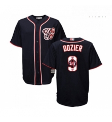 Mens Washington Nationals 9 Brian Dozier Authentic Navy Blue Team Logo Fashion Cool Base Baseball Jersey Mens Washington Nationals 9 Brian Dozier Authentic Navy Blue Team Logo Fashion Cool Base Baseball Jersey