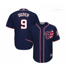 Mens Washington Nationals 9 Brian Dozier Replica Navy Blue Alternate 2 Cool Base Baseball Jersey Mens Washington Nationals 9 Brian Dozier Replica Navy Blue Alternate 2 Cool Base Baseball Jersey