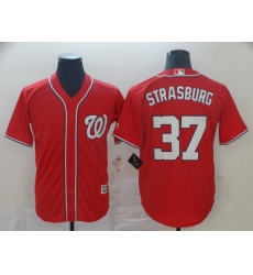 Nationals 37 Stephen Strasburg Red Cool Base Jersey Nationals 37 Stephen Strasburg Red Cool Base Jersey