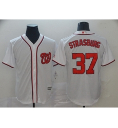 Nationals 37 Stephen Strasburg White Cool Base Jersey Nationals 37 Stephen Strasburg White Cool Base Jersey