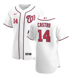Washington Nationals 14 Starlin Castro Men Nike White Home 2020 Authentic Player MLB Jersey Washington Nationals 14 Starlin Castro Men Nike White Home 2020 Authentic Player MLB Jersey