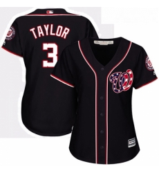 Womens Majestic Washington Nationals 3 Michael Taylor Authentic Navy Blue Alternate 2 Cool Base MLB Jersey Womens Majestic Washington Nationals 3 Michael Taylor Authentic Navy Blue Alternate 2 Cool Base MLB Jersey