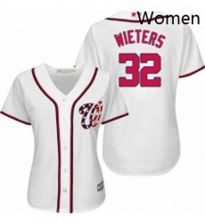 Womens Majestic Washington Nationals 32 Matt Wieters Authentic White Home Cool Base MLB Jersey Womens Majestic Washington Nationals 32 Matt Wieters Authentic White Home Cool Base MLB Jersey