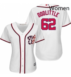 Womens Majestic Washington Nationals 62 Sean Doolittle Authentic White Home Cool Base MLB Jersey Womens Majestic Washington Nationals 62 Sean Doolittle Authentic White Home Cool Base MLB Jersey