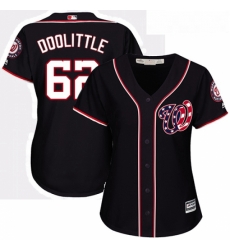 Womens Majestic Washington Nationals 62 Sean Doolittle Replica Navy Blue Alternate 2 Cool Base MLB Jersey Womens Majestic Washington Nationals 62 Sean Doolittle Replica Navy Blue Alternate 2 Cool Base MLB Jersey