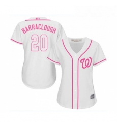 Womens Washington Nationals 20 Kyle Barraclough Replica White Fashion Cool Base Baseball Jersey Womens Washington Nationals 20 Kyle Barraclough Replica White Fashion Cool Base Baseball Jersey
